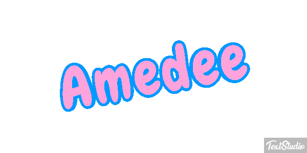 Amédée Tekst effect
