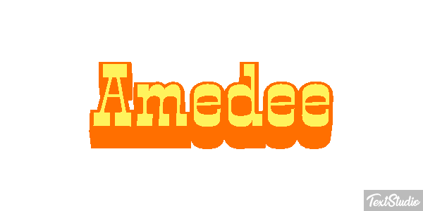 Amédée Tekst effect
