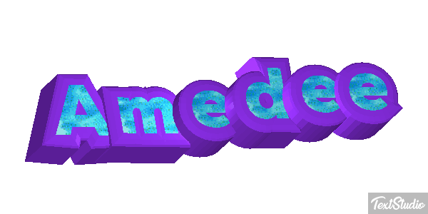 Amédée Tekst effect
