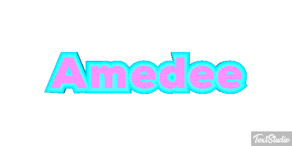 Amédée Tekst effect