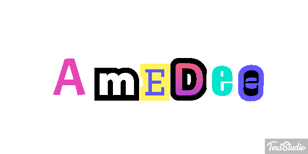Amédée Tekst effect