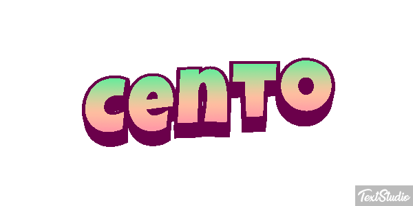 Cento Effetto testo