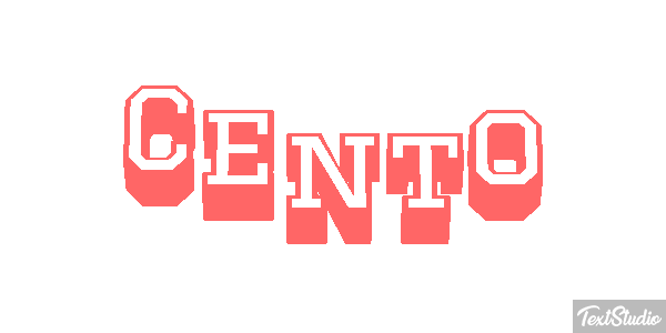 Cento Effetto testo