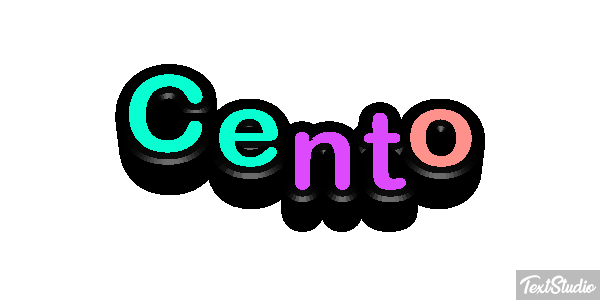 Cento Effetto testo