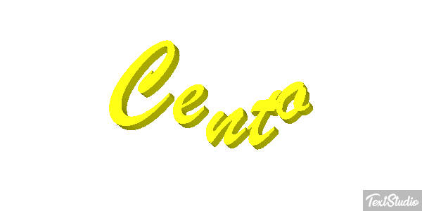Cento Effetto testo