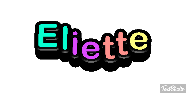 Éliette Efecto de texto