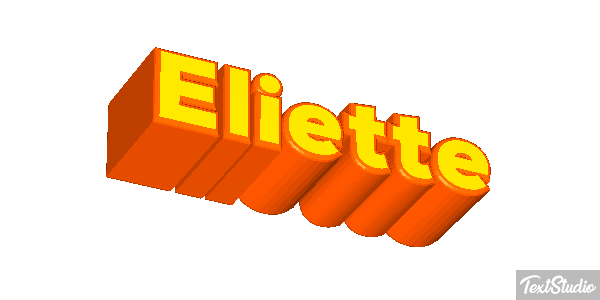 Éliette Efecto de texto