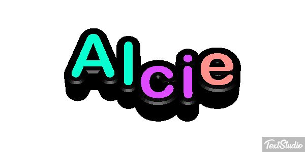 Alcie Efecto de texto