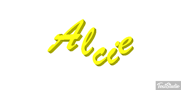 Alcie Efecto de texto