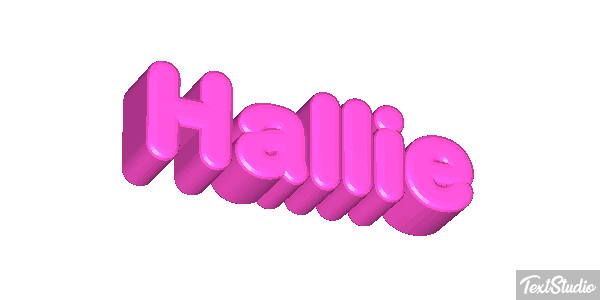 Hallie Text effect