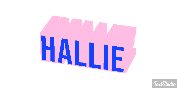 Hallie Text effect