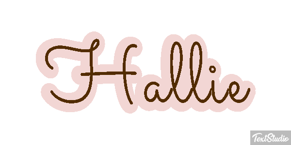 Hallie Text effect