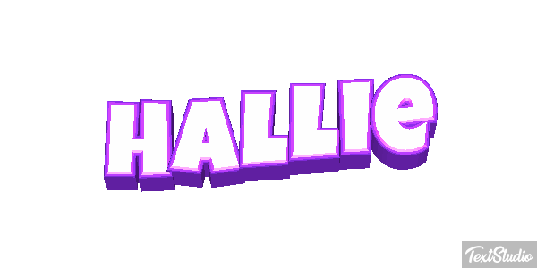 Hallie Text effect