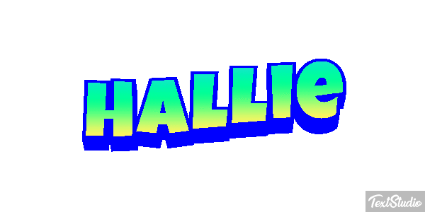 Hallie Text effect