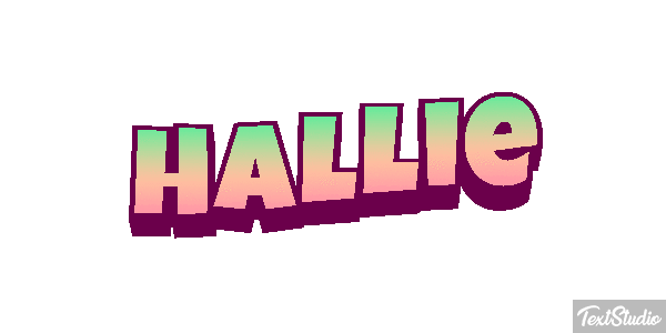 Hallie Text effect