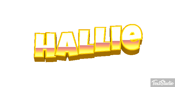 Hallie Text effect