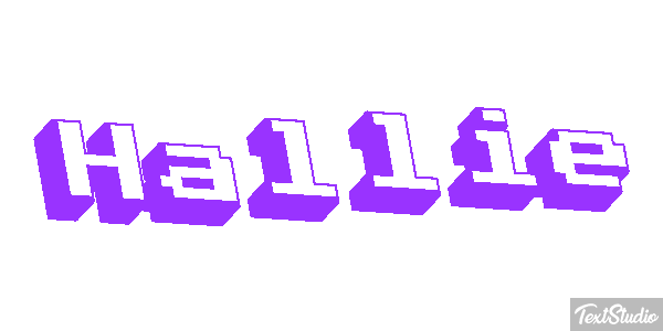 Hallie Text effect
