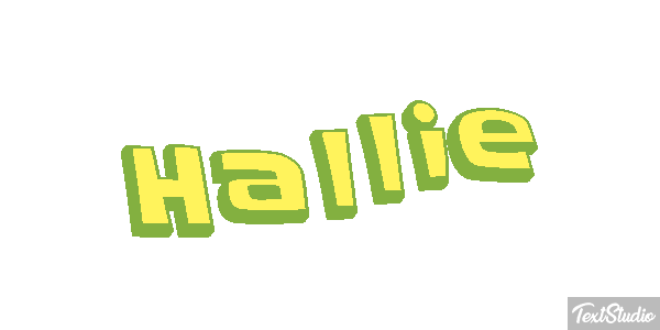 Hallie Text effect