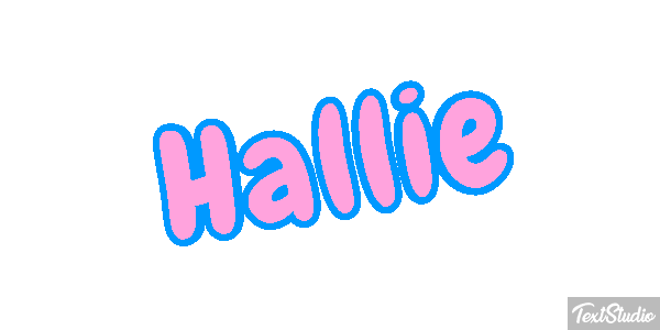 Hallie Text effect