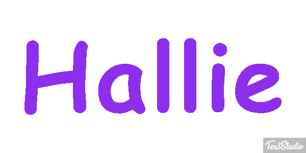Hallie Text effect