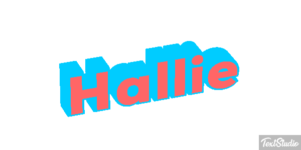 Hallie Text effect