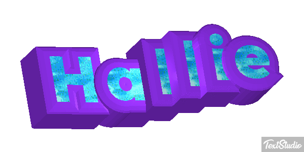 Hallie Text effect