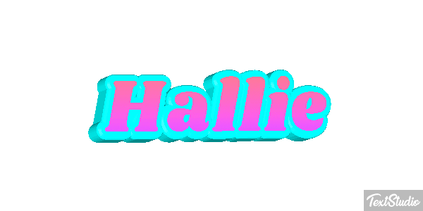 Hallie Text effect