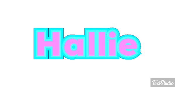 Hallie Text effect