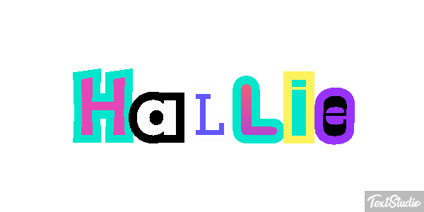 Hallie Text effect