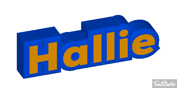 Hallie Text effect