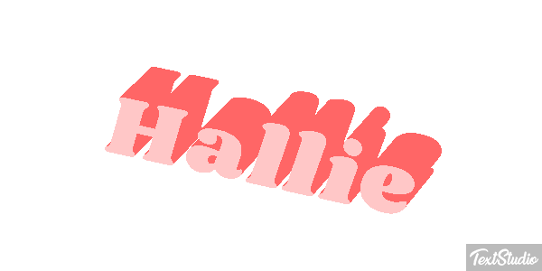 Hallie Text effect