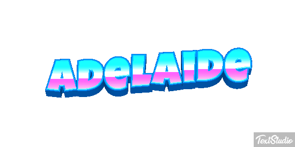 Adélaïde Tekst effect