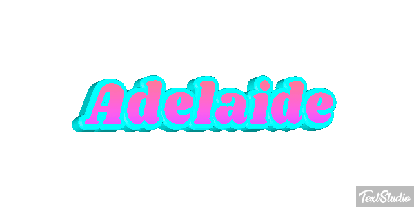 Adélaïde Tekst effect