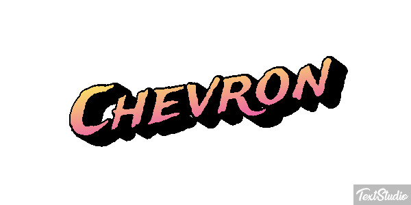 Chevron Effetto testo