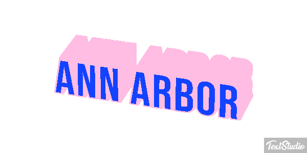 Ann Arbor Texteffekt