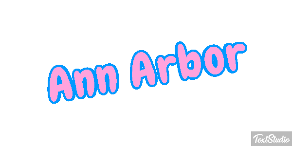 Ann Arbor Texteffekt