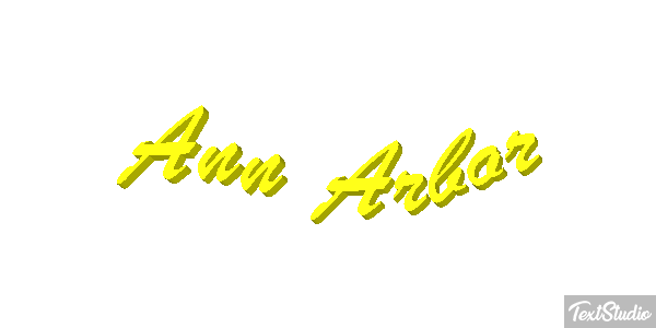 Ann Arbor Texteffekt
