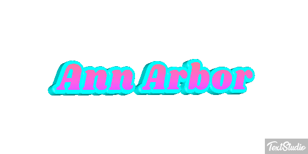 Ann Arbor Texteffekt