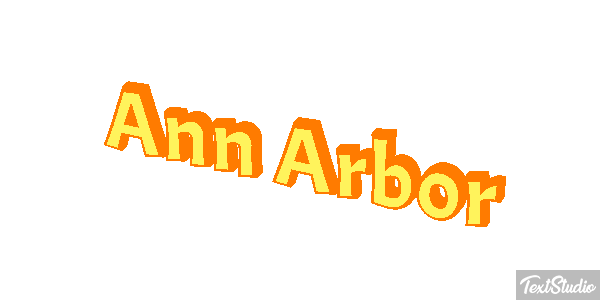 Ann Arbor Texteffekt