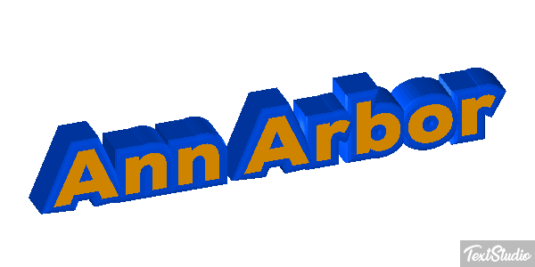 Ann Arbor Texteffekt