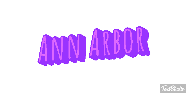 Ann Arbor Texteffekt