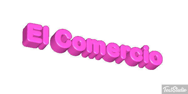 El Comercio テキスト効果