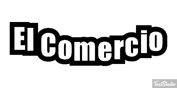 El Comercio テキスト効果