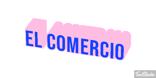 El Comercio テキスト効果