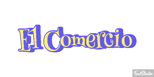 El Comercio テキスト効果