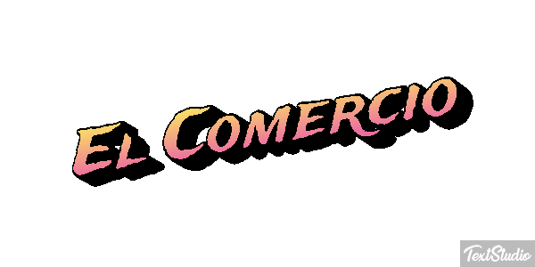 El Comercio テキスト効果