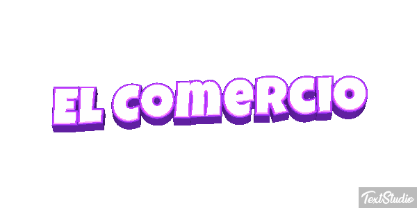 El Comercio テキスト効果