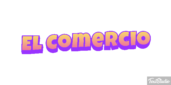 El Comercio テキスト効果