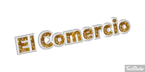 El Comercio テキスト効果