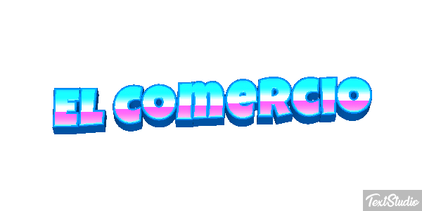 El Comercio テキスト効果